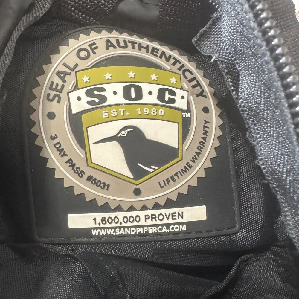 SOC Sandpiper of California 3 Day Pass Tactical Backpack Black MOLLE Bug Out